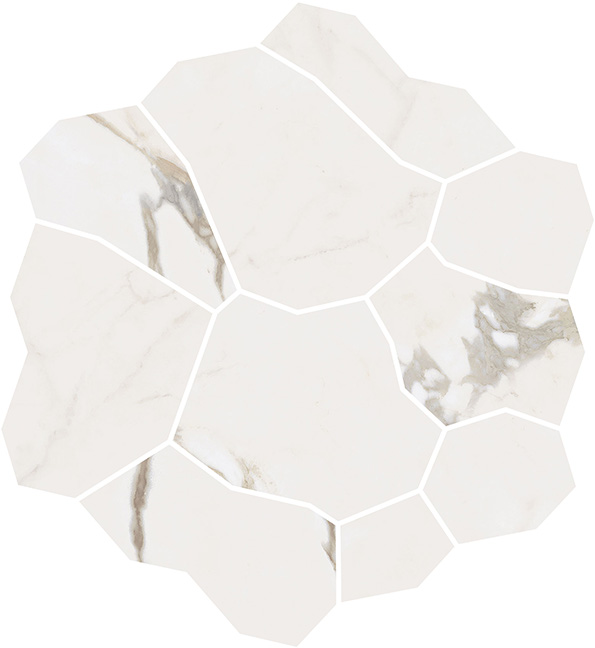 Керамический декор Kerama Marazzi Марсель наборный бежевый светлый глянцевый обрезной 31,5x34,2x0,9