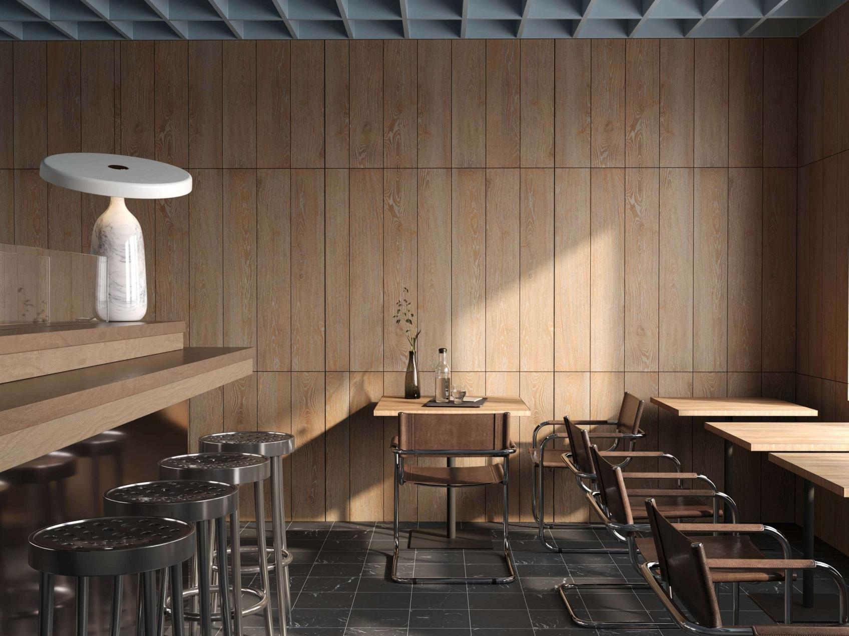 Керамический гранит Estima Kraft Wood Rusty Beige KW01 структурированный 19,4x120x9