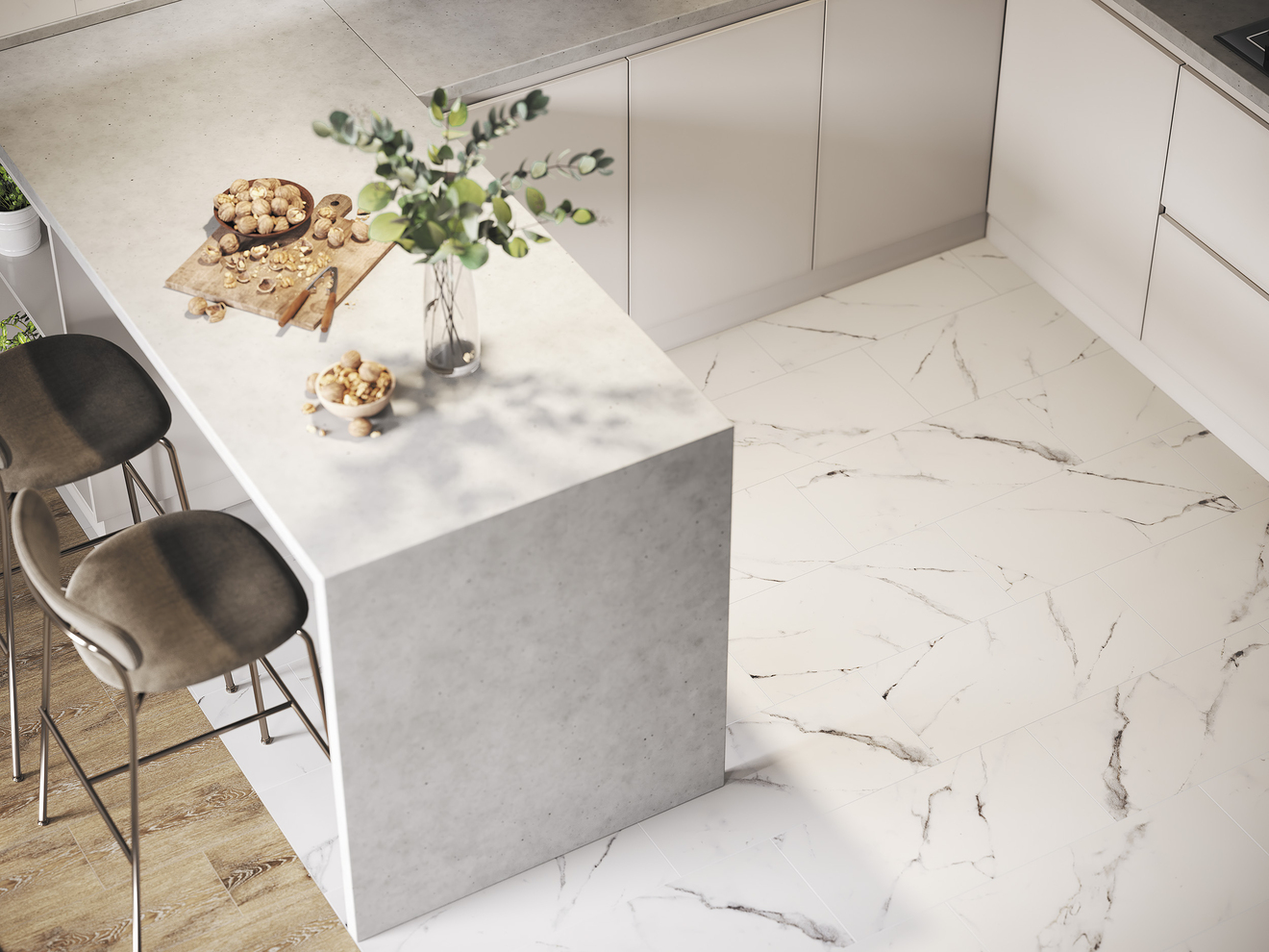 Керамический гранит Cersanit Lorenzo белый А16316 (15886) 29,7х59,8