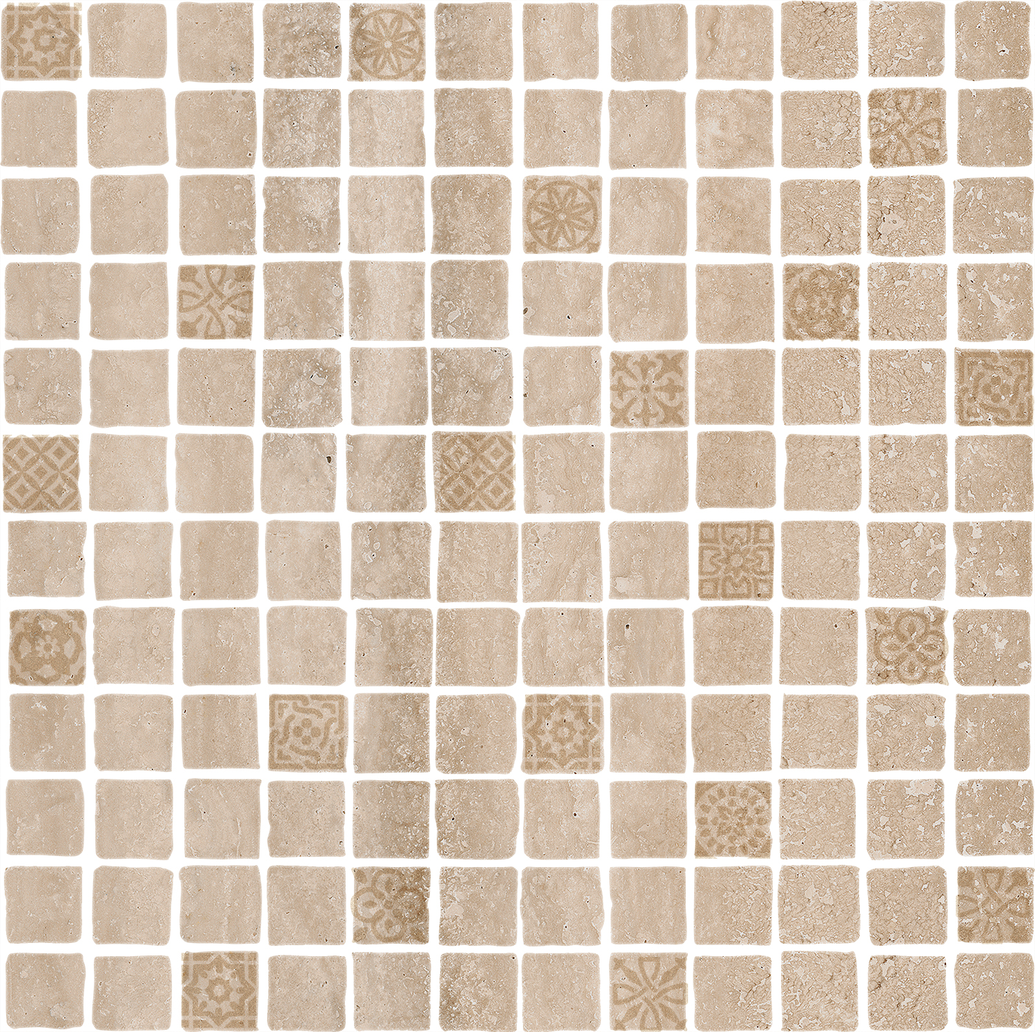 Керамогранитная мозаика Kerama Marazzi Риальто Антика MBD004 2 бежевый матовый 30х30