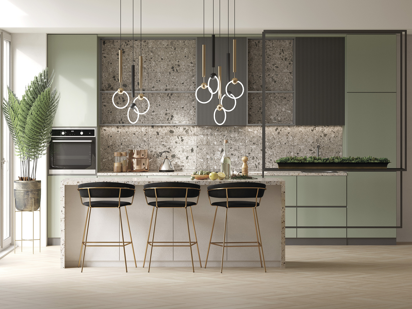 Керамический гранит Cersanit Space серый А16336 (SC4L092) 29,7х59,8