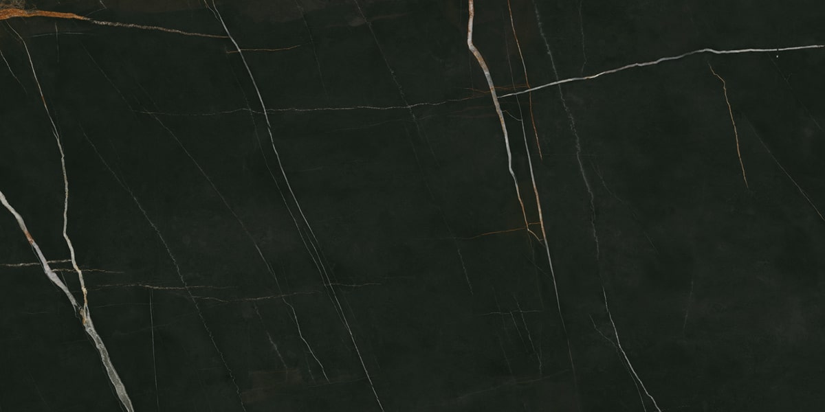 Керамический гранит Идальго Люссо Неро лаппатированный LLR 60x120