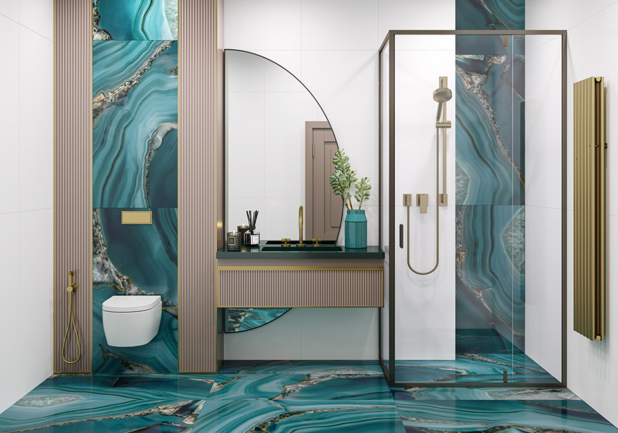 Керамический гранит Wow Aquamarine суперполированный 60х120 60120WOW16HG