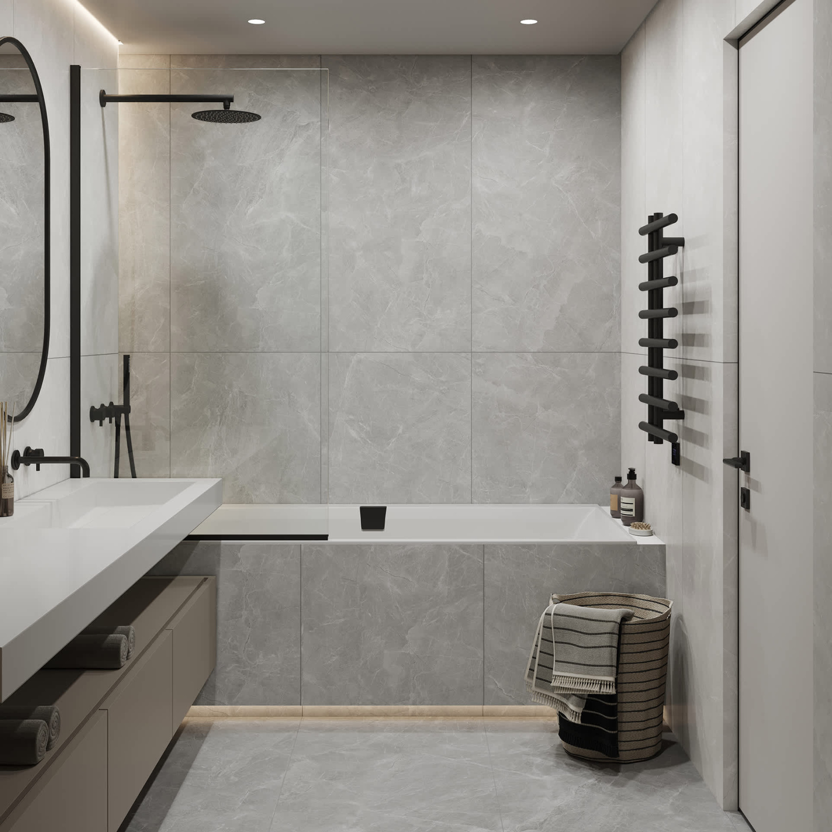 Керамический гранит Lasselsberger Ceramics Сумерки 6461-0413 60х60 серый