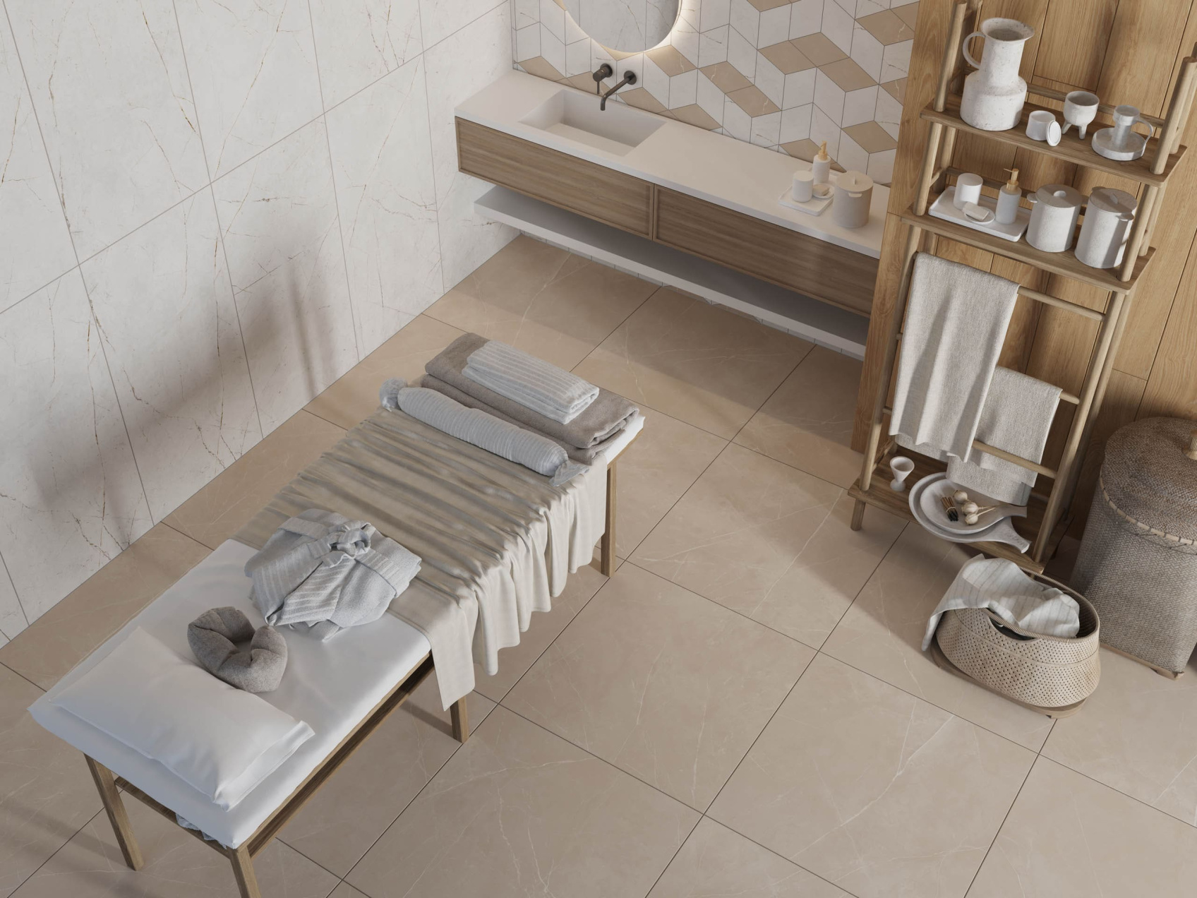 Керамический гранит Estima Nolana Beige NL01 полированный 60x60x9