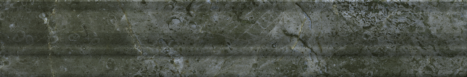 Керамический бордюр Kerama Marazzi Серенада BLC032R зеленый глянцевый обрезной 30x5