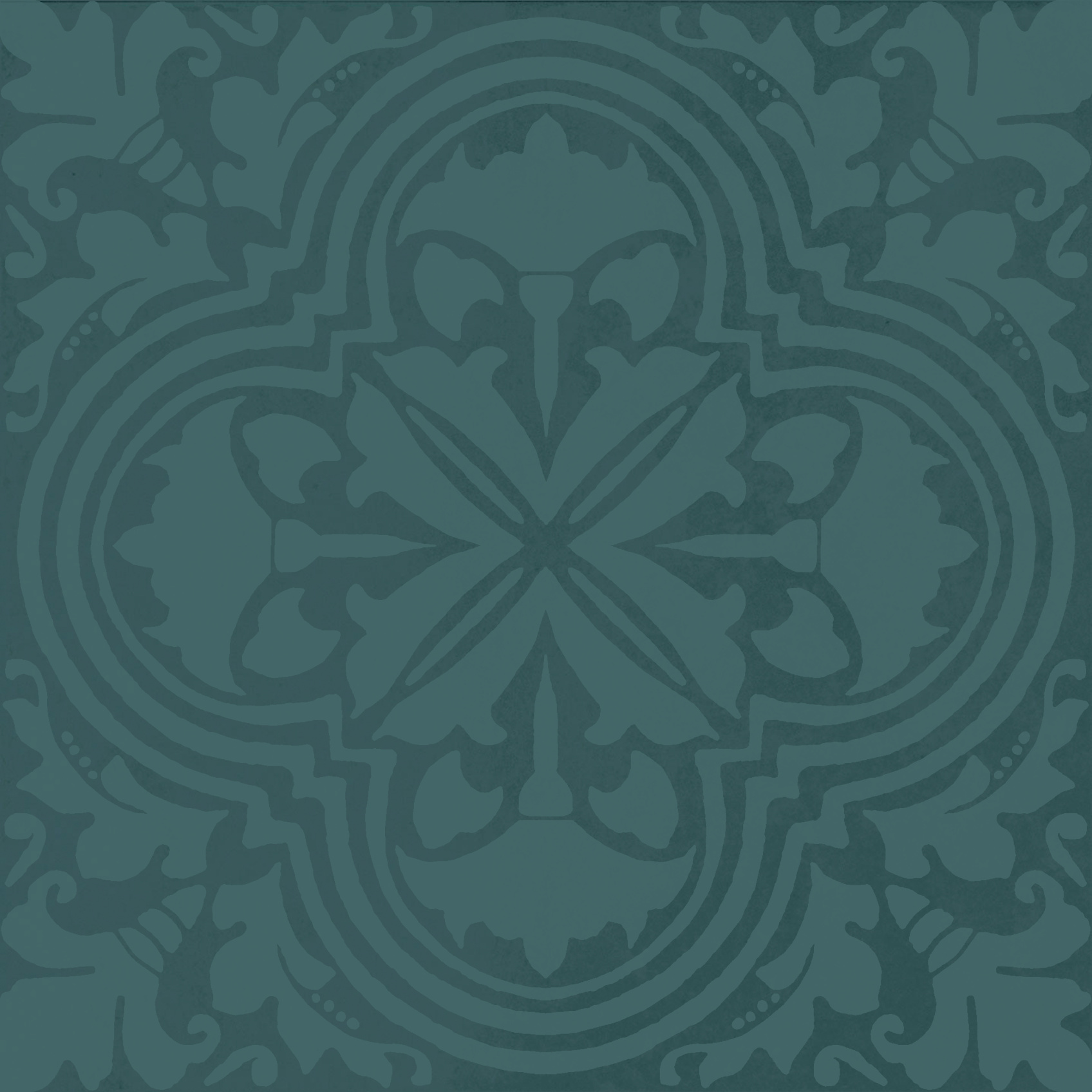 Керамический декор Kerama Marazzi Фес бирюзовый темный глянцевый 15x15