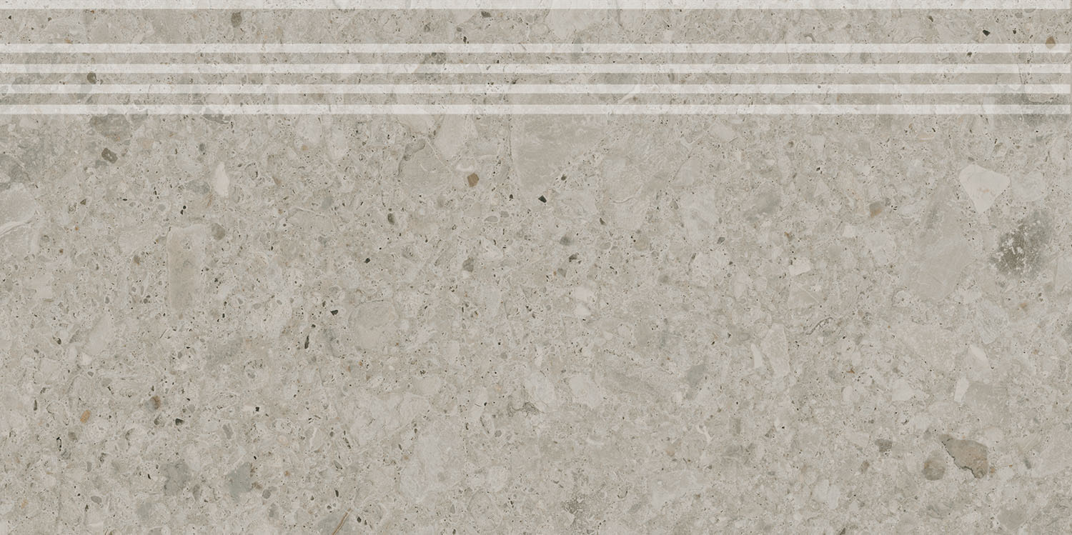 Керамическая ступень Kerama Marazzi Чеппо ди Гре бежевая светлая матовая обрезная 30x60 в Уфе — купить с доставкой | Nova
