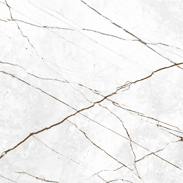 Керамический гранит Sandra CF101 LLR лаппатированный белый 600х600