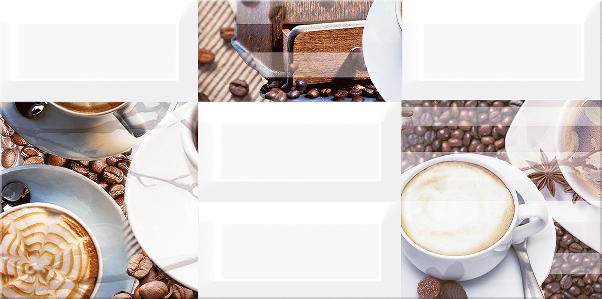 Керамический декор Azori Вог Латте 20,1x40,5