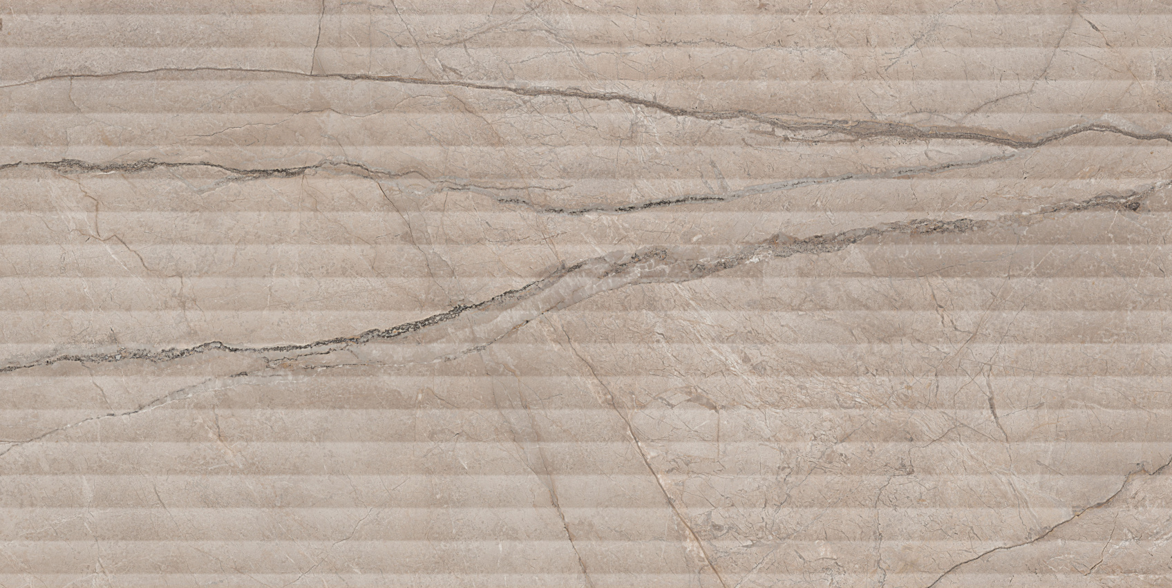 Керамическая плитка Kerama Marazzi Ифран бежевая светлая глянцевая структура обрезная 60x119.5x1