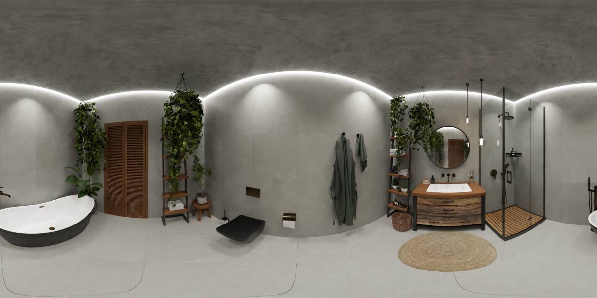 Керамический гранит Primavera Virgo Grey Рельеф 60х120 NR241