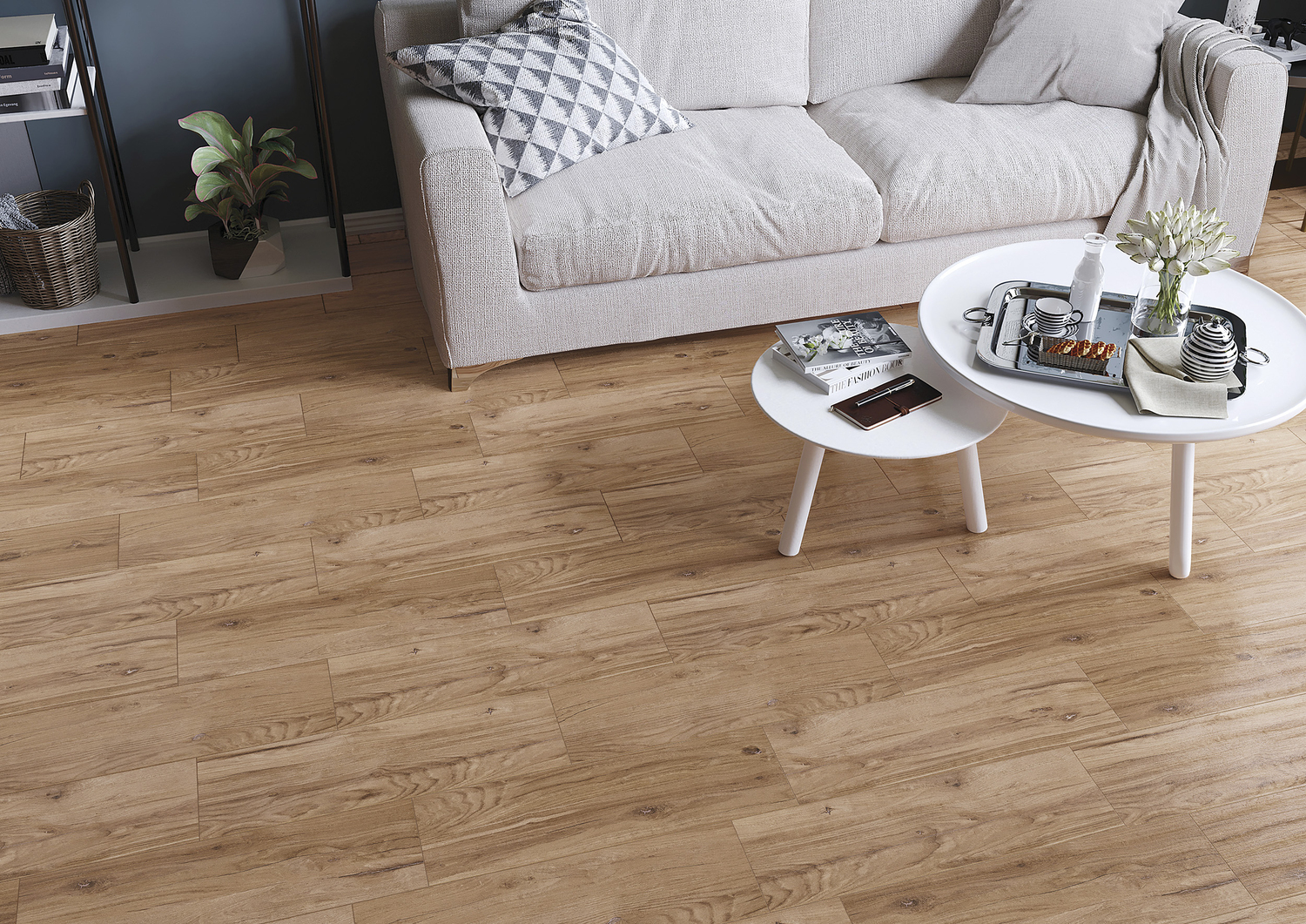 Керамический гранит Cersanit Maplewood коричневый  MW4M112 (рандомно) 18,5х59,8