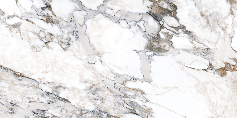Керамический гранит Vitra Marble-Х Бреча Капрайя белый лаппатированный 60х120
