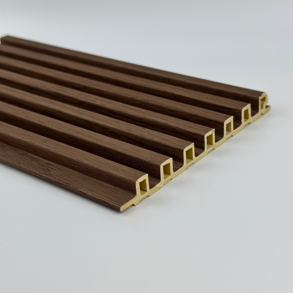 Бамбуковая панель Bonaparte рифленая Rich sherwood pecan 2800*139*14 (1шт=0,3892 кв.м.)