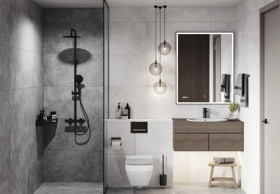 Керамический гранит Meissen Keramik Ideal серый 44.8x89.8