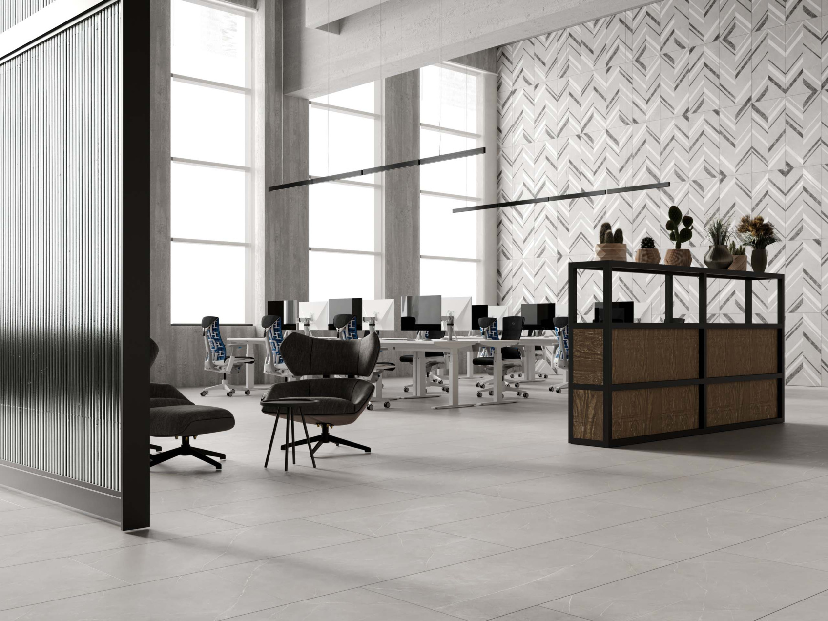 Керамический гранит Estima Improve Light Grey IM01 неполированный 60х60