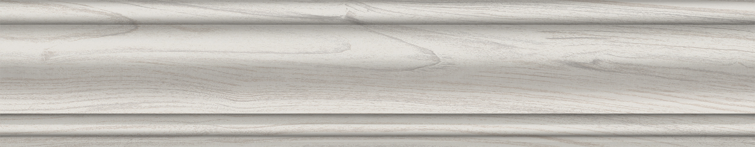 Керамический плинтус Kerama Marazzi Монтиони SG5268\BTG белый матовый 39,6x8