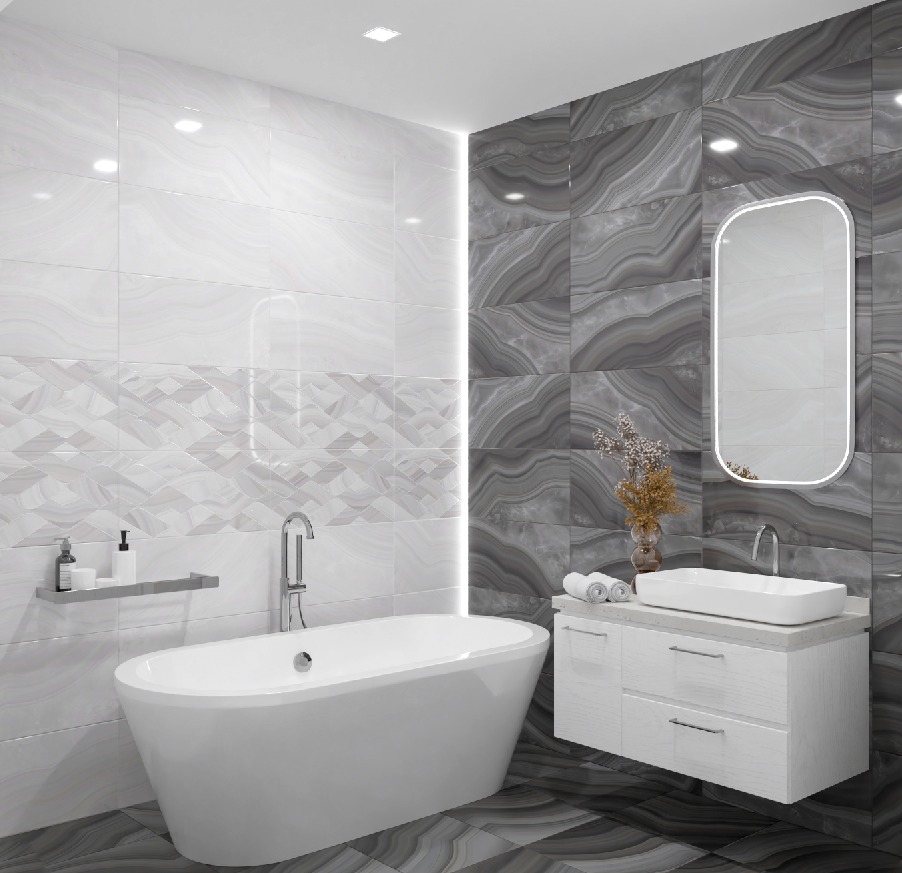 Керамическая плитка Azori Acate Grey 315x630