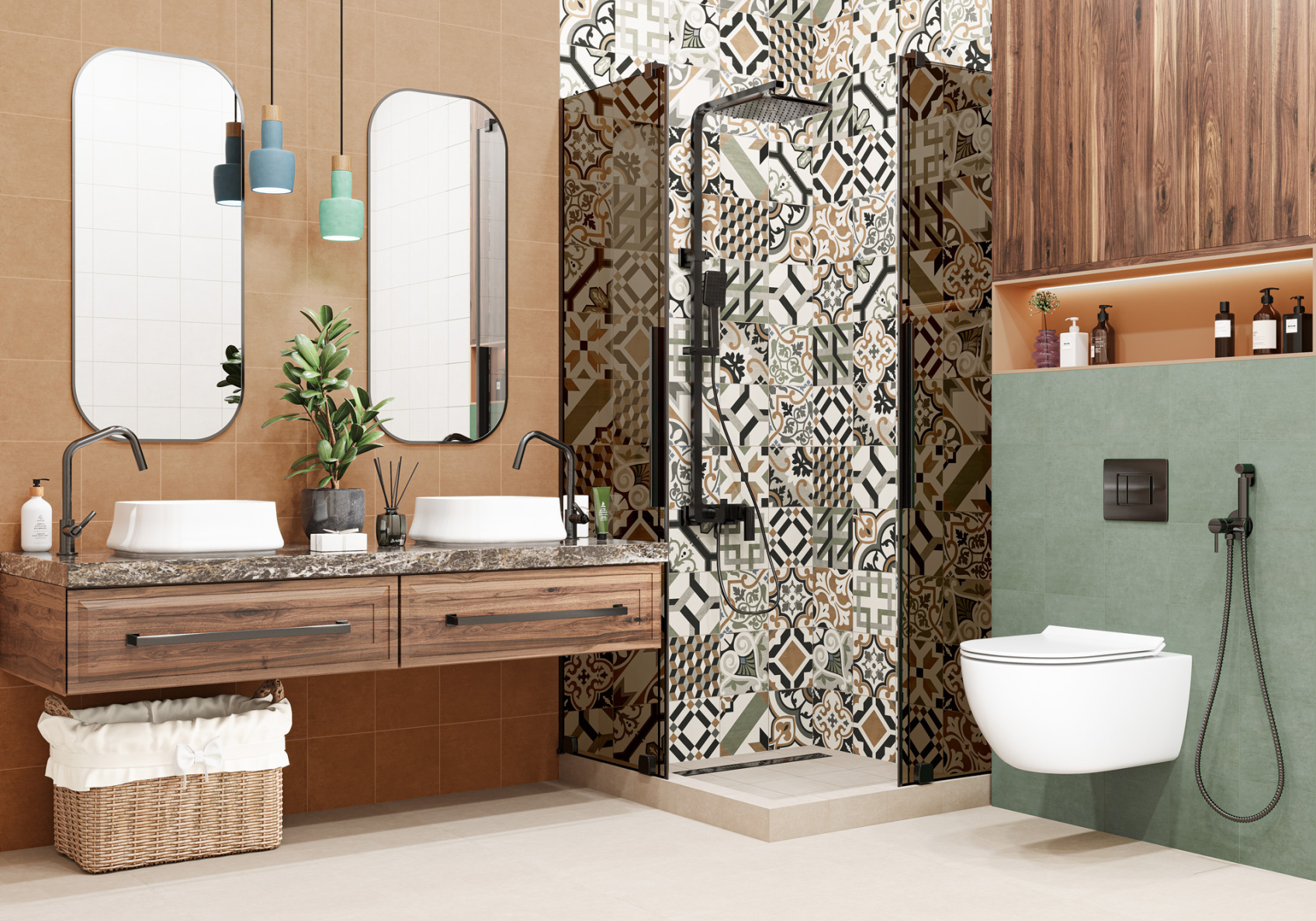 Керамический гранит New Trend Design Mix 1 GP2020DMX31 матовый 20x20 в Уфе — купить с доставкой | Nova