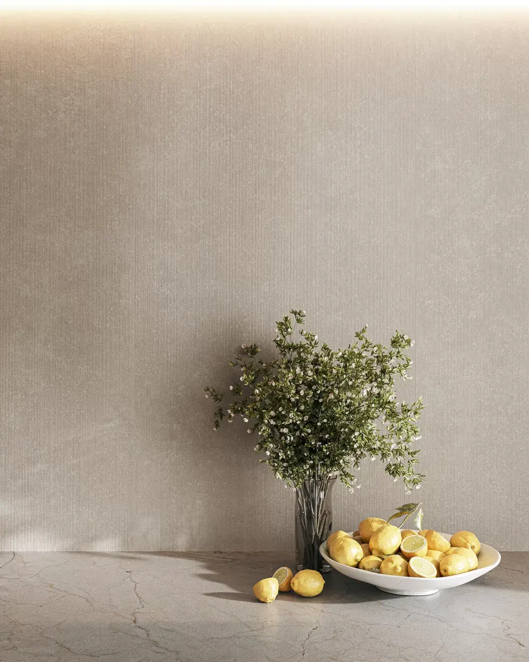 Керамическая плитка Kerama Marazzi Касабланка серый светлый матовый структура обрезной 60x119.5x0.9