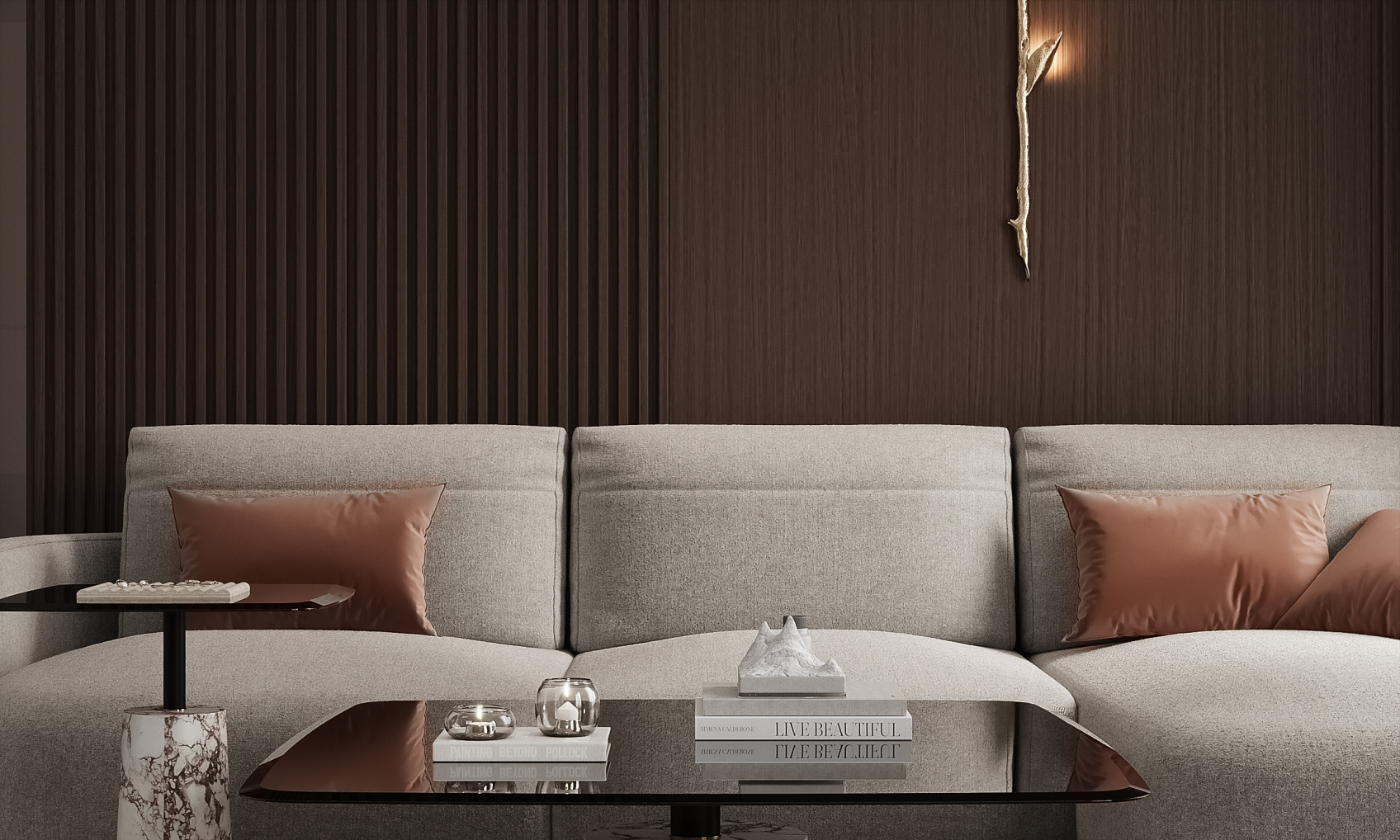 Бамбуковая панель Bonaparte Borneo Dark carbon matt 1080*2800*8 (1шт.=3,024 кв.м.) connect