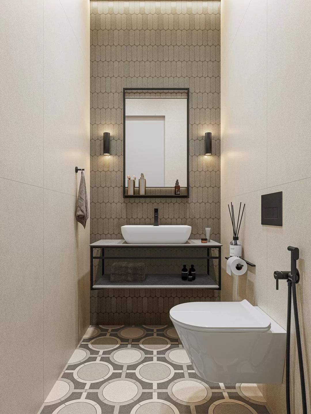 Керамический гранит Джиминьяно DD519222R серый светлый лаппатированный обрезной 60х119,5