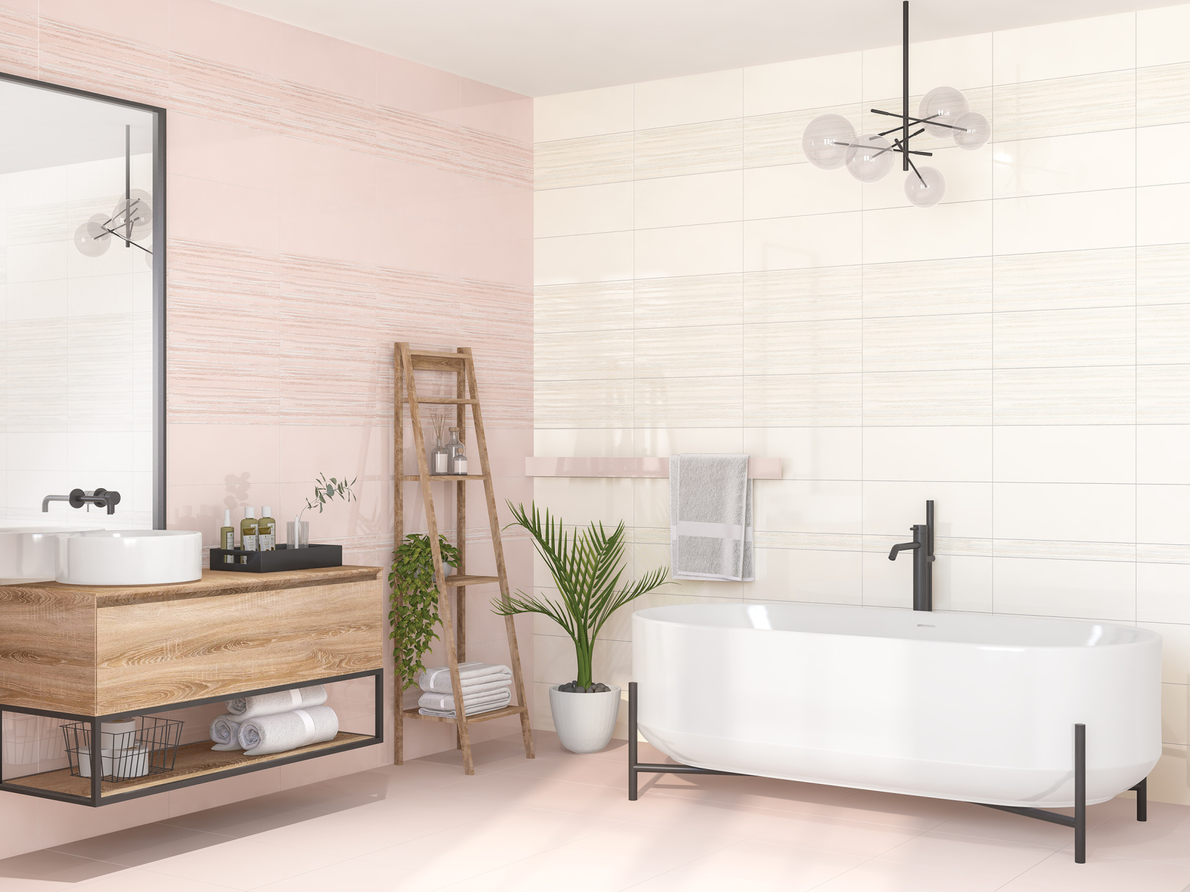 Керамический бордюр Azori Lounge Blossom Linea 50,5x6,2