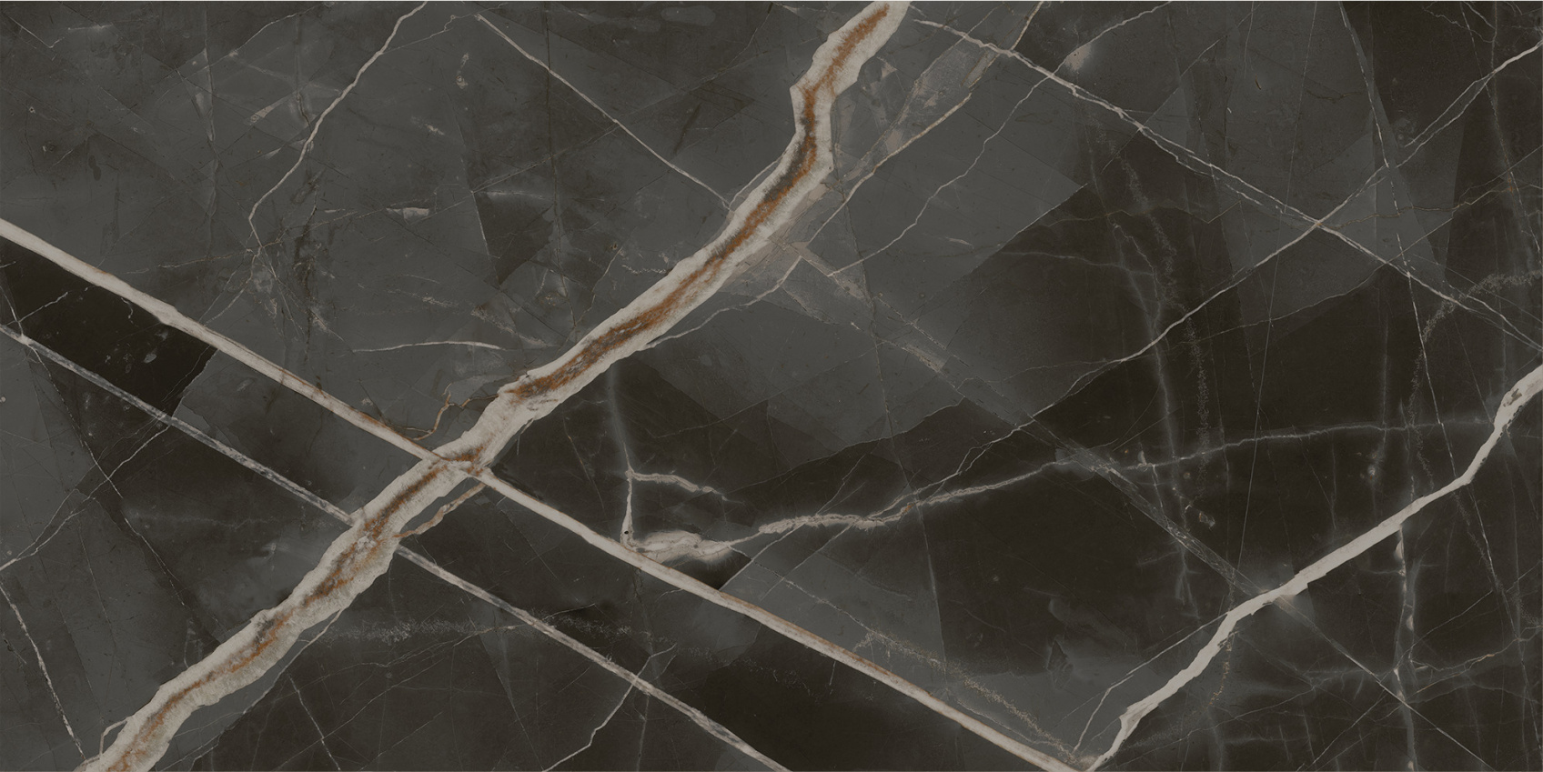 Керамический гранит Italon Стелларис Абсолют Блэк Шлифованный 60x120