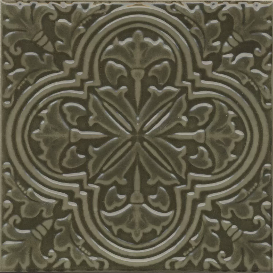 Керамический декор Kerama Marazzi Фес зеленый глянцевый 15x15