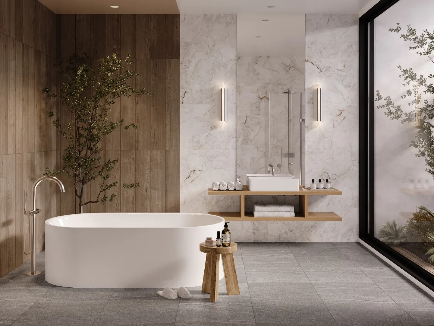 Керамический гранит Estima Marble Onlygres MOG 105 White полированный 60х120