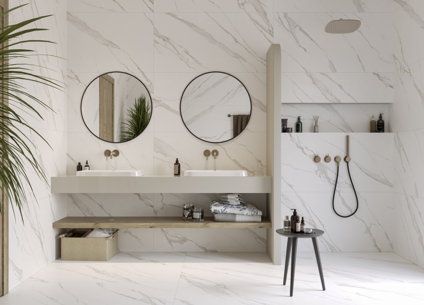 Керамический гранит Kerranova Butik бежевый K-2021/MR матовый 60х60