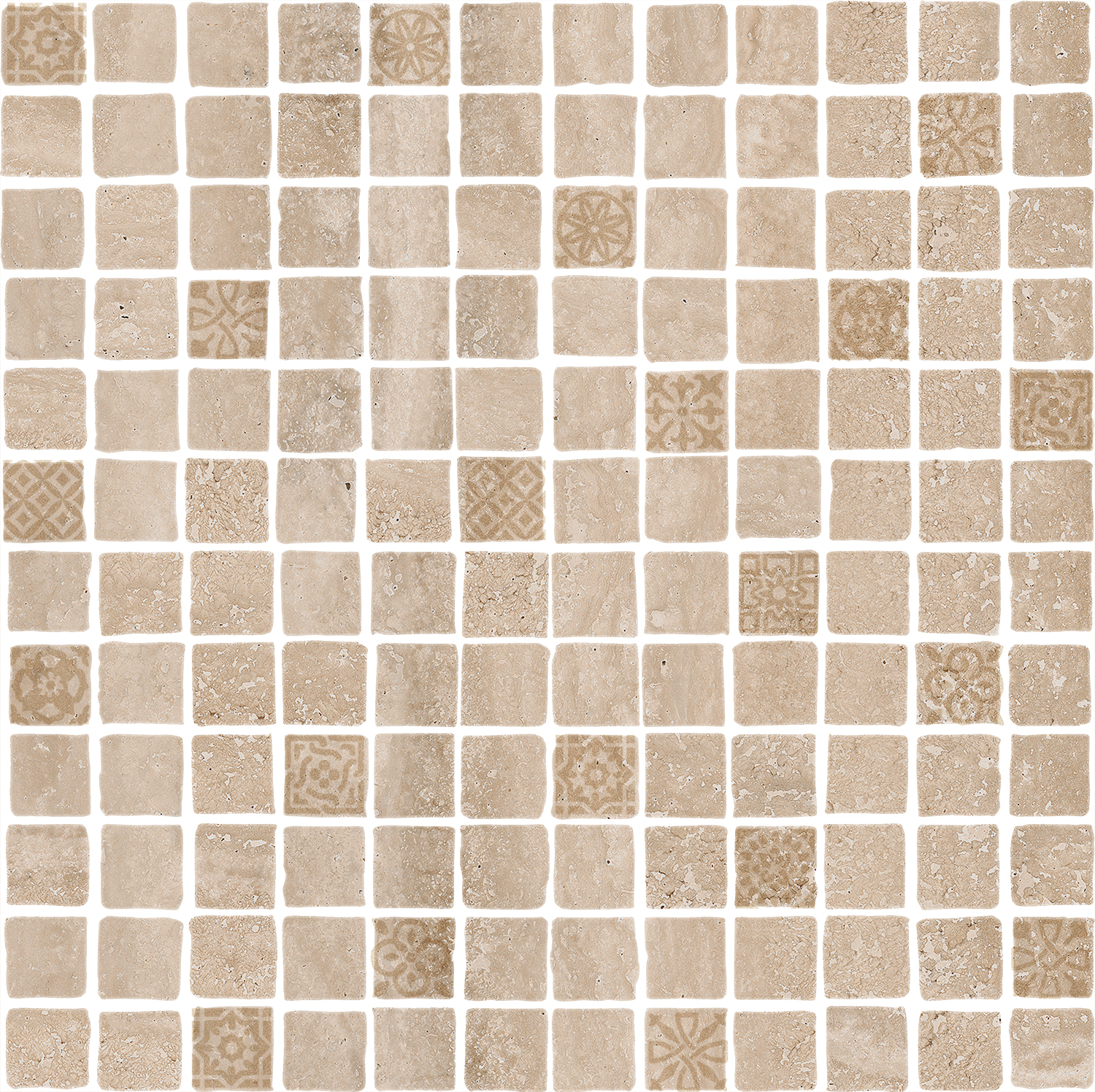 Керамогранитная мозаика Kerama Marazzi Риальто Антика MBD004 2 бежевый матовый 30х30