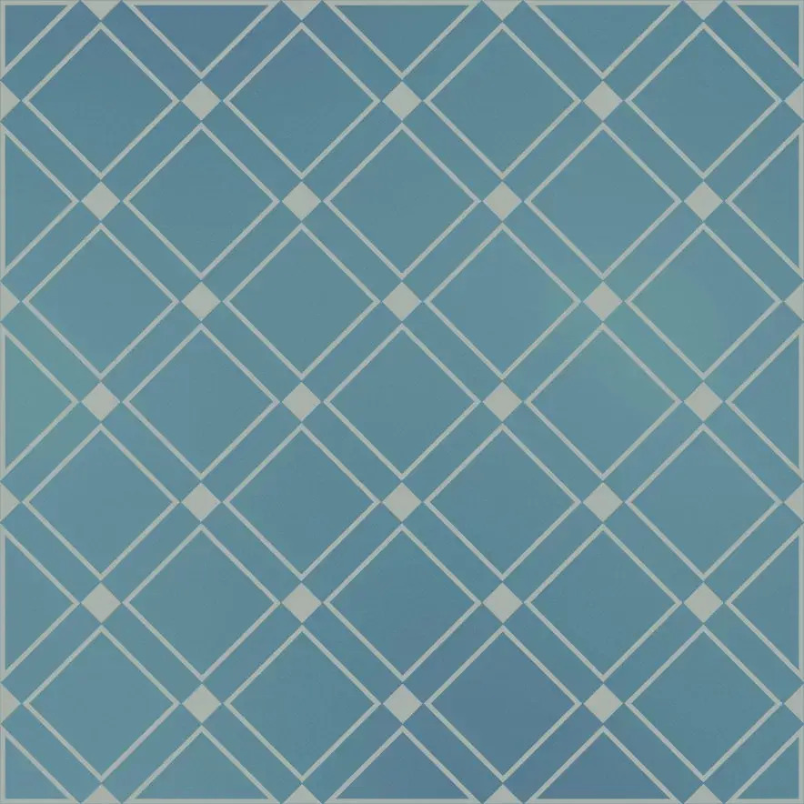 Керамический декор Kerama Marazzi Бахия 1 бирюзовый глянцевый 9,8x9,8x0,7