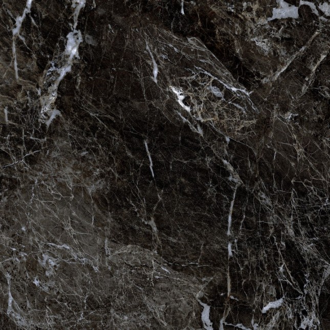 Керамический гранит Грессе Симбел GRS05-03 Карбон черный мрамор 600x600x10