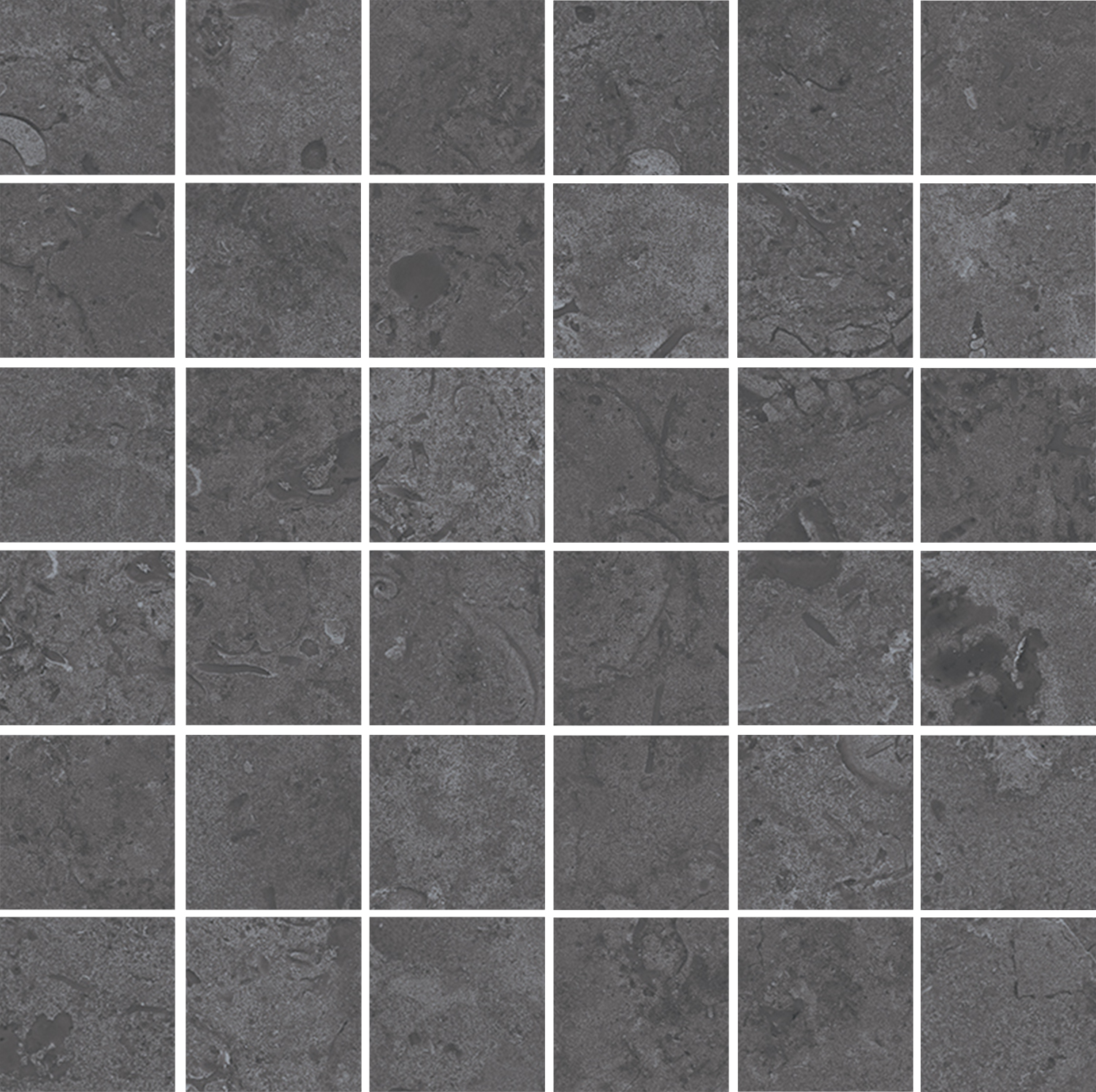 Керамический декор Kerama Marazzi Про Лаймстоун DD205120\MM мозаичный серый темный матовый 30x30 в Уфе — купить с доставкой | Nova