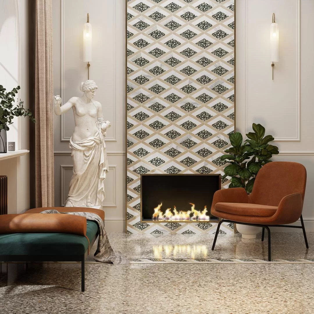 Керамический гранит Kerama Marazzi Бричиола SG653222R бежевый светлый лаппатированный обрезной 60х60