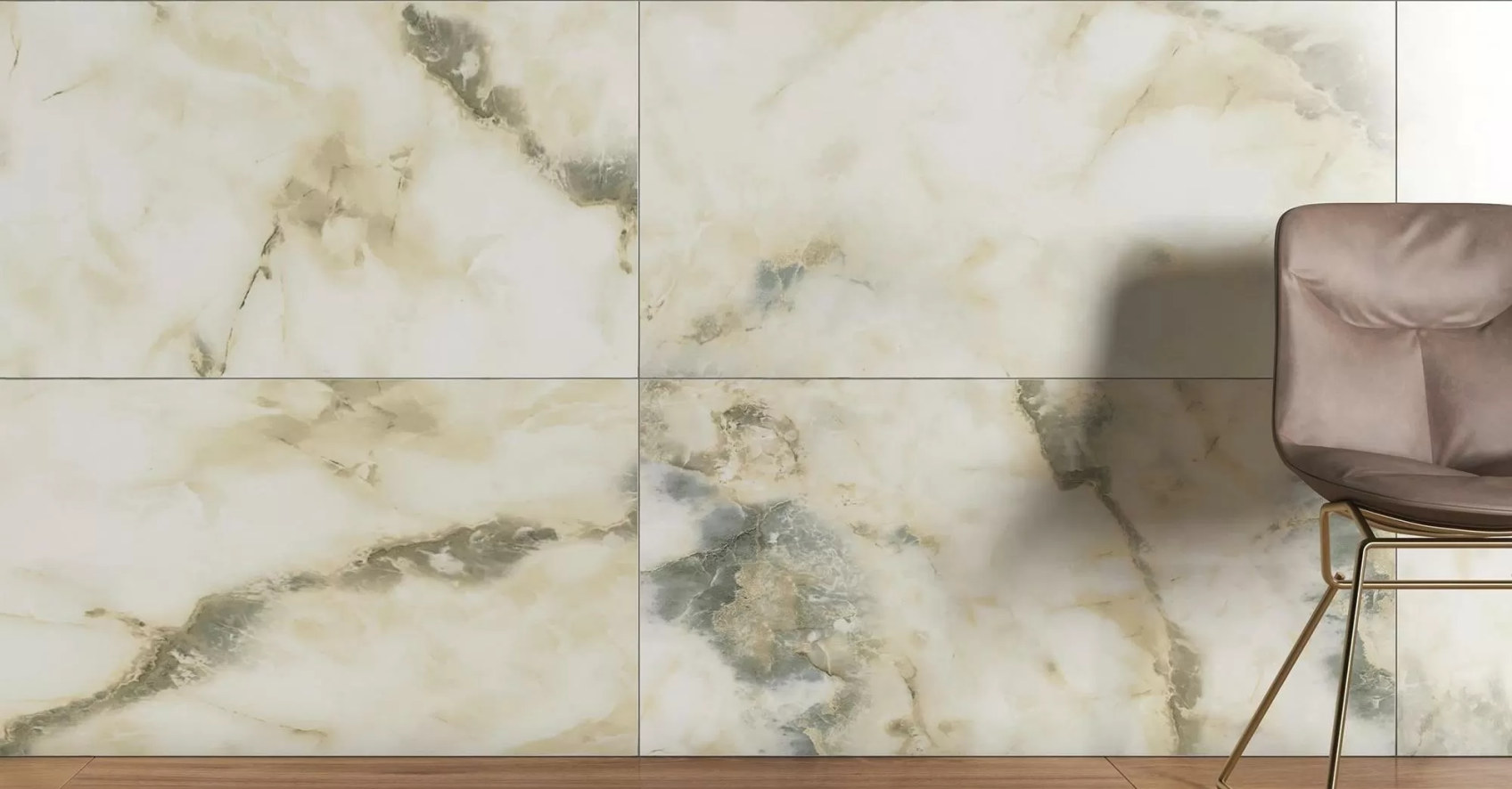 Керамический гранит Kutahya Seramik Kalsedon Parlak Nano 60×120