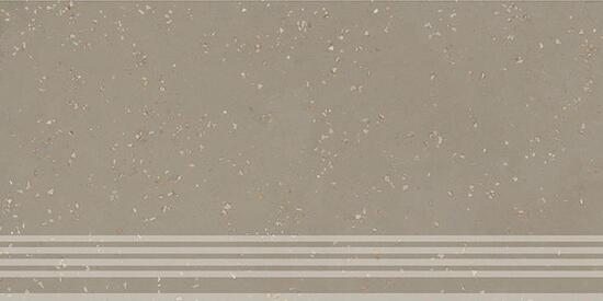 Керамическая ступень Kerama Marazzi Пунтум бежевый матовый обрезной 30x60x0,8