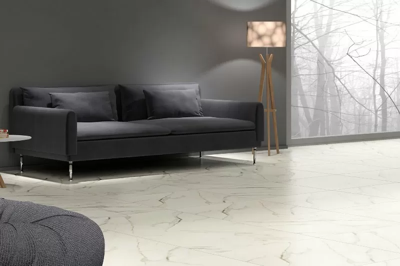 Керамический гранит Kutahya Seramik Royal Calacatta Parlak Nano 60×120