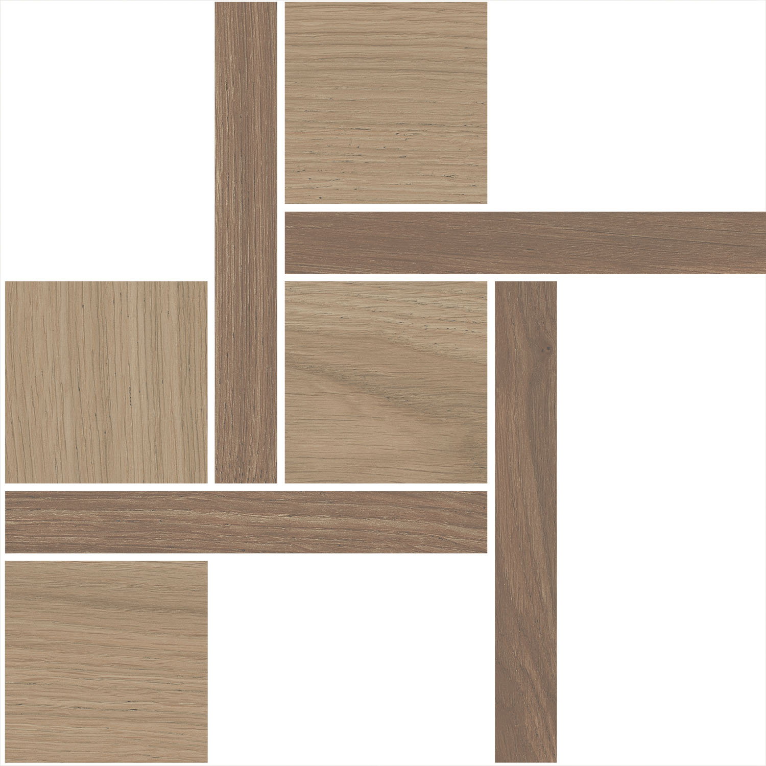 Керамический декор Kerama Marazzi T056\SG644020 Альберони 3 наборный коричневый матовый обрезной 27,5x27,5 в Уфе — купить с доставкой | Nova