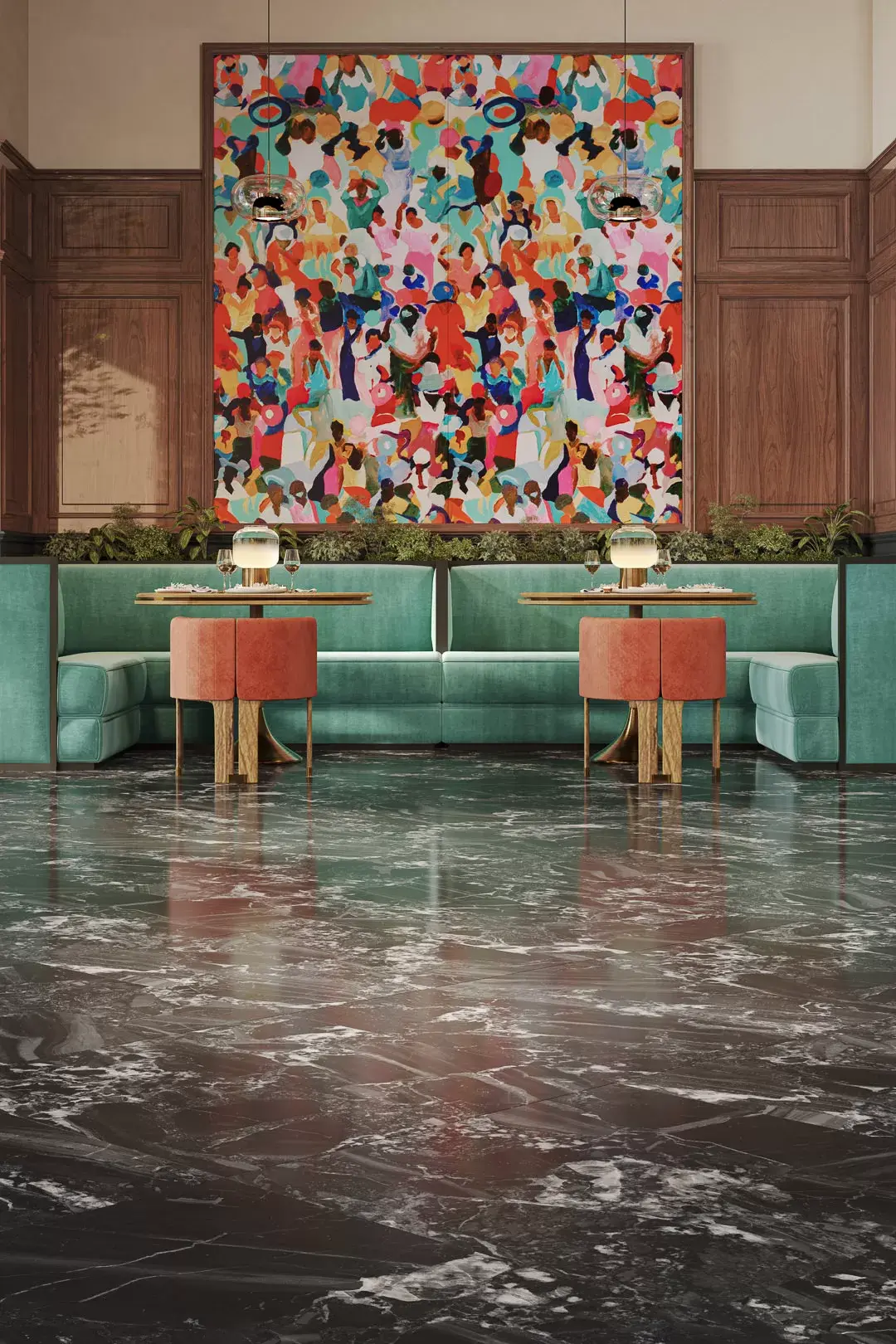 Керамический ковер Kerama Marazzi Ковер Агадир матовый обрезной 119.5x238.5