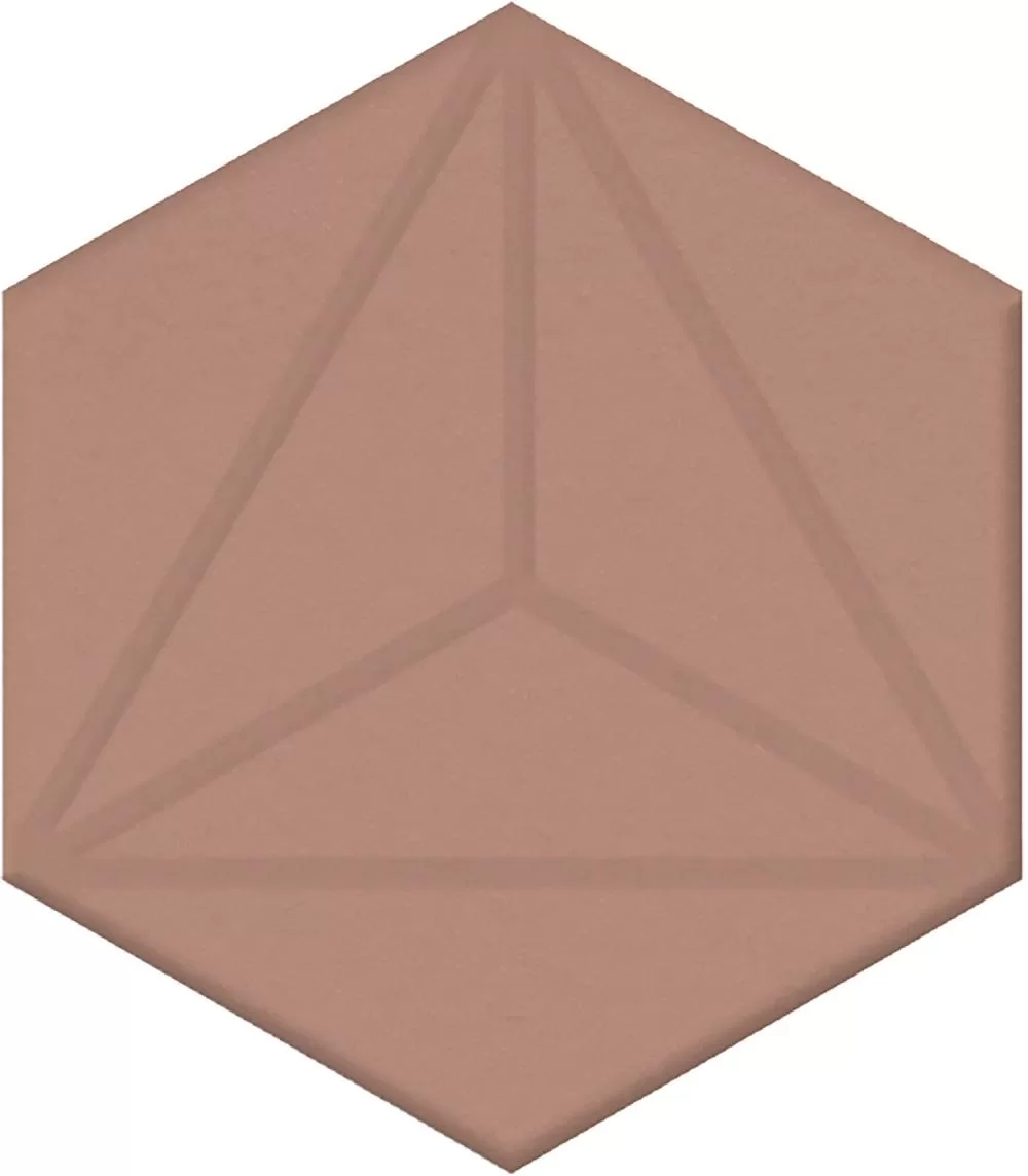 Керамический декор Kerama Marazzi Агуста OS/D241/63010 розовый матовый 6x5,2