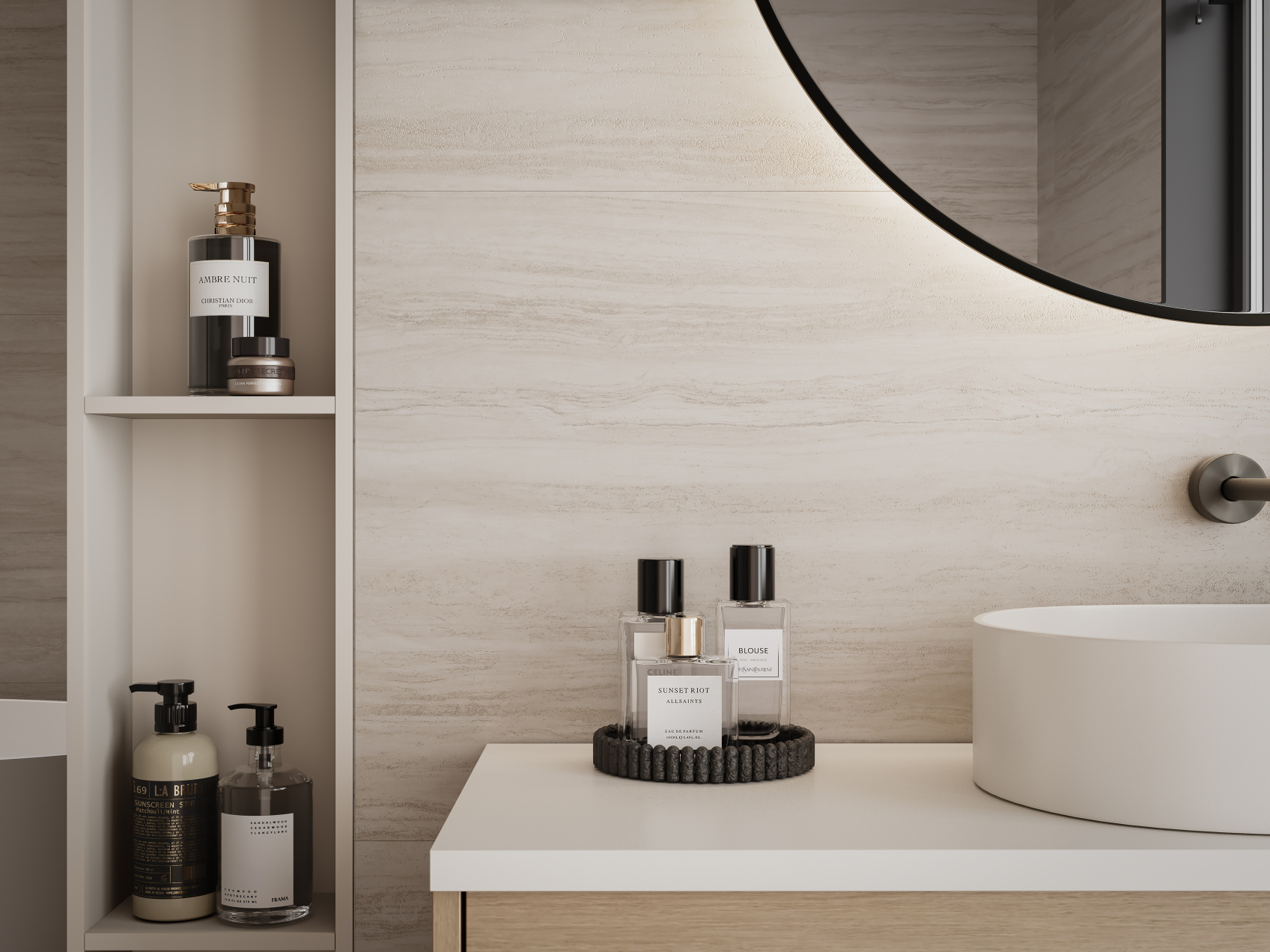 Керамический гранит Gracia Ceramica Travertine beige PG 01 матовый 600х1200