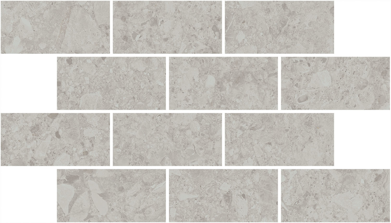 Керамическая мозаика Kerama Marazzi Чеппо ди Гре серый светлый матовый обрезной 34,6x20 в Уфе — купить с доставкой | Nova