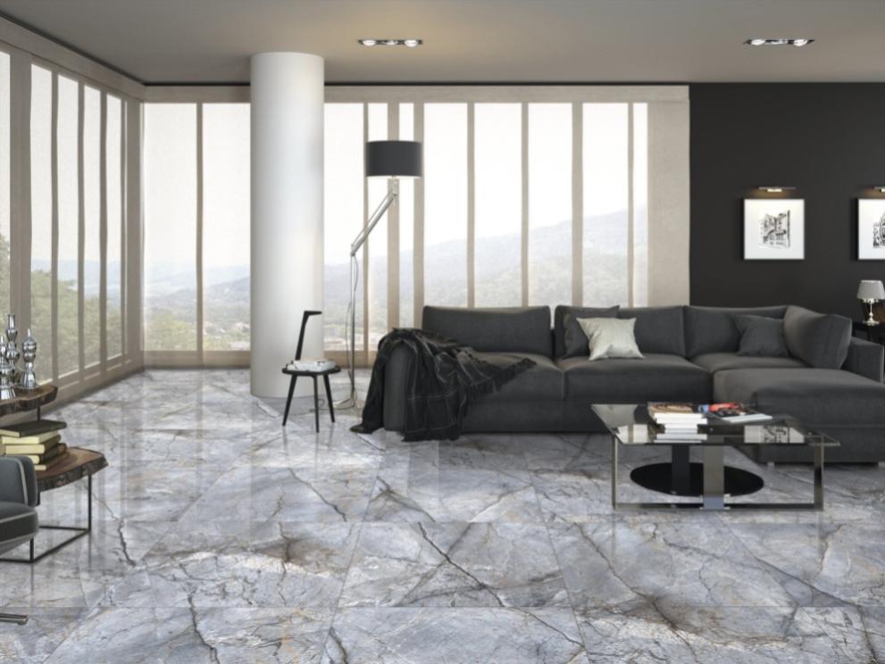 Керамический гранит Primavera Fiji Grey carving 60x60 CR102 матовый