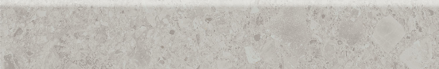 Керамический плинтус Kerama Marazzi Чеппо ди Гре серый светлый матовый обрезной 60x9,5