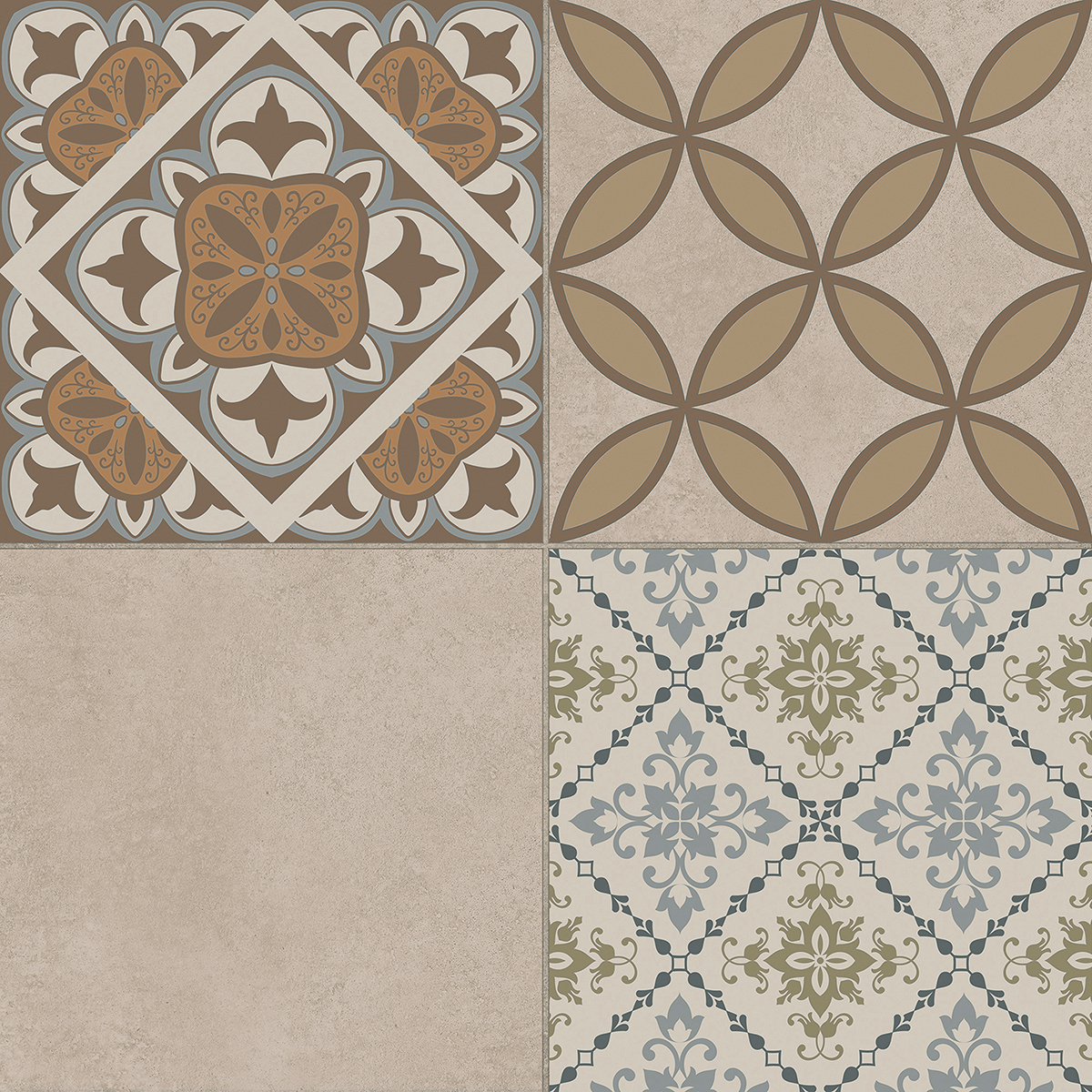 Керамический гранит Estima Jam Beige JA01 неполированный 40,5x40,5x8