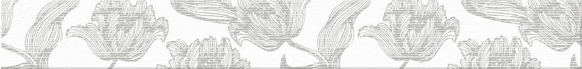 Керамический бордюр Azori Mallorca Grey Floris 63,0x7,5