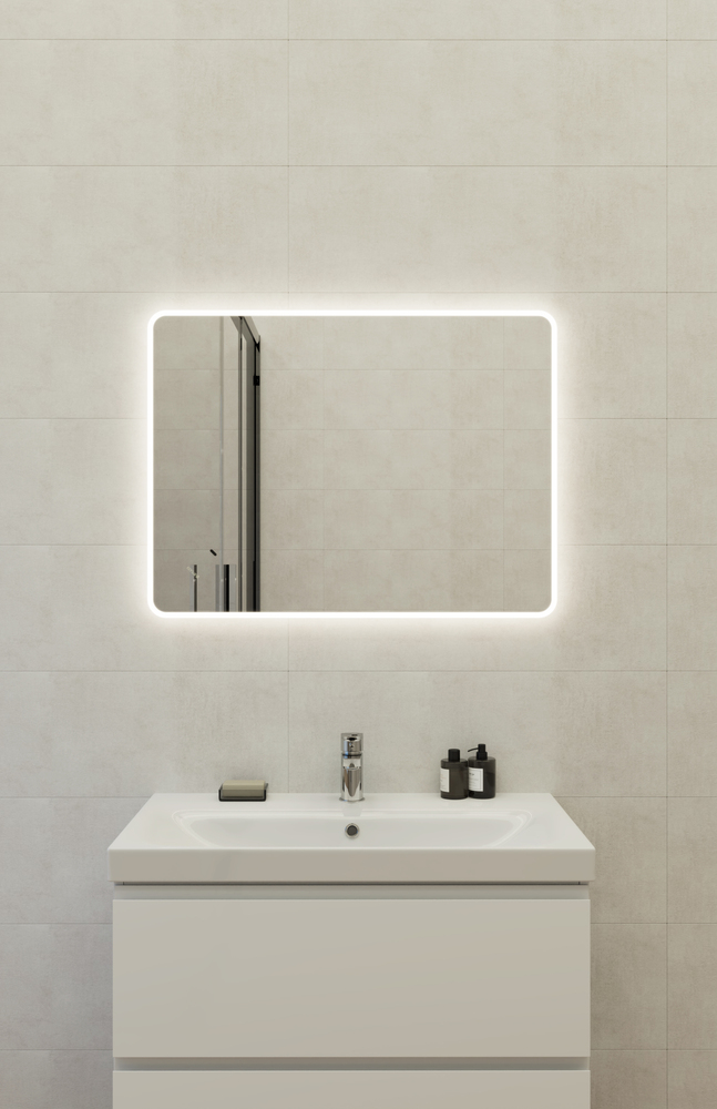 Зеркало ECLIPSE Fusion 60x80 с подсветкой прямоугольное